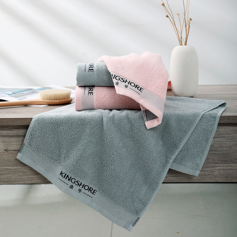 金号格调系列纯棉毛巾双条盒装 HY1258A-3