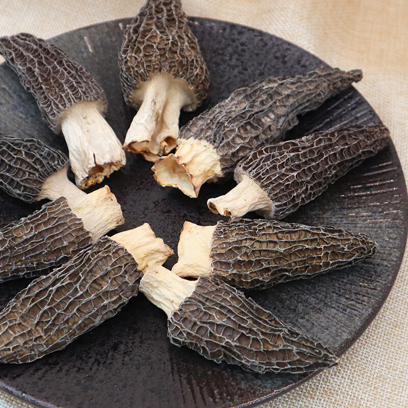 塞翁福 羊肚菌100g 山珍菌菇干货 煲汤火锅食材