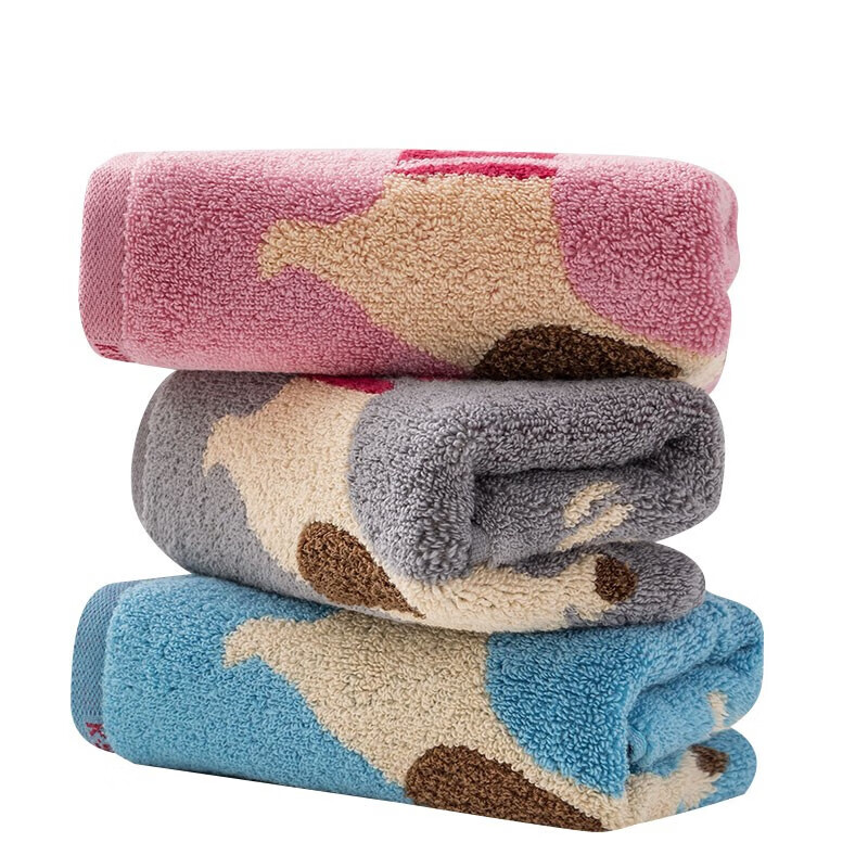 金号毛巾 儿童毛巾双条袋装GAT1725WH-2