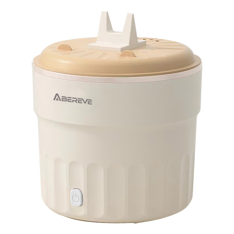 Abereve艾贝丽多功能泡面桶电煮锅杯面碗方便面盛具迷你原气煮食锅手机支架锅一锅多用不粘涂层ABL-DZG105 1L ABL-DZG105