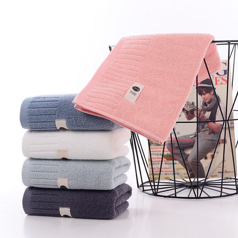 汉司家纺 35*75cm 纯棉琴键毛巾(计价单位：块) 多色