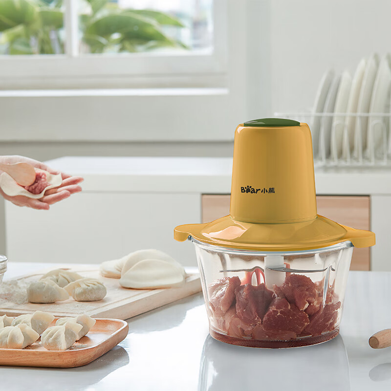 小熊 QSJ-C03X9 切碎绞肉机 黄色/台