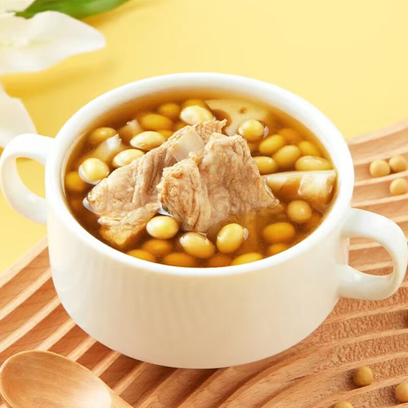 乐养优品 杂粮组合燕麦米黑米小米薏仁米红豆黑豆黄豆绿豆真空装团购礼盒 精选黄豆350g*2