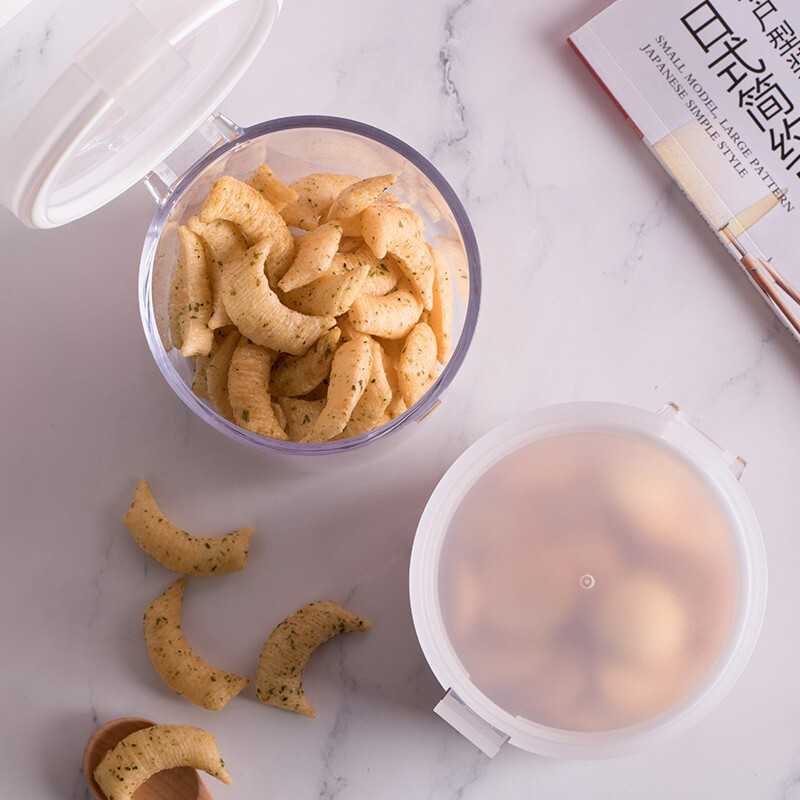 茶花密封罐塑料食品瓶子蜂蜜柠檬百香果瓶泡菜坛子带盖家用厨房储物罐 【1个装】950Ml