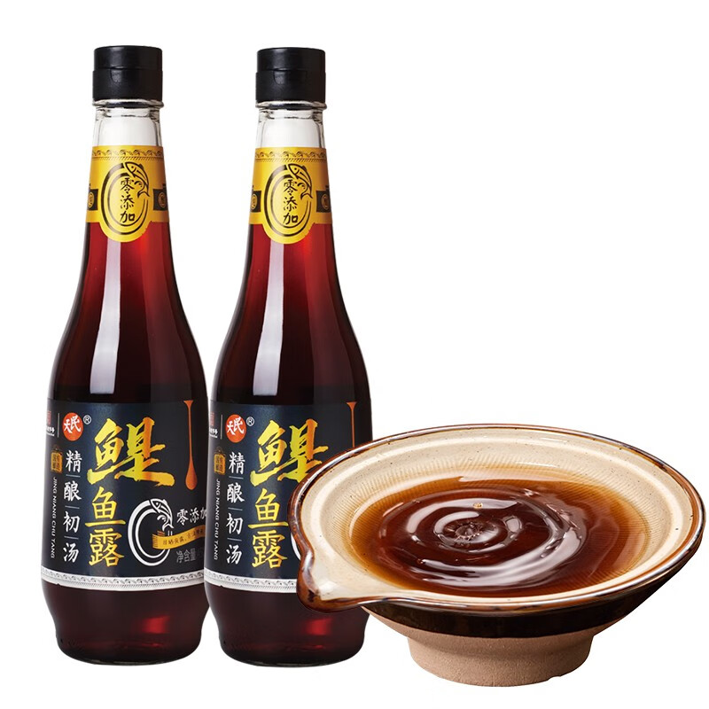 民天福建福州民天中华老字号国有酿造精酿鳀鱼鱼露450ml1瓶调味品煲汤 民天鳀鱼露450ml*瓶