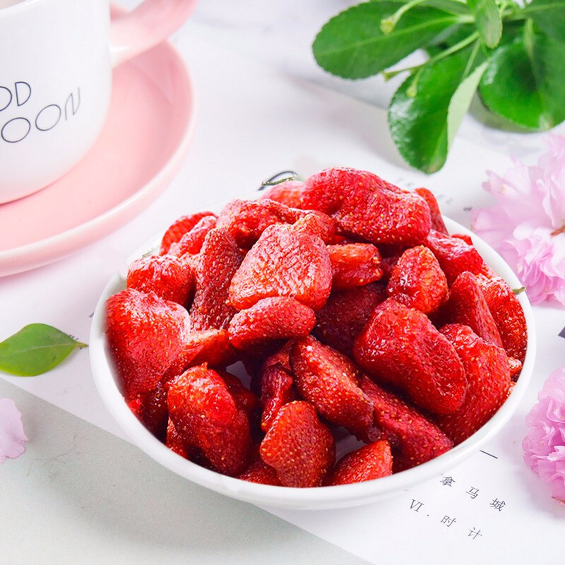 味滋源 草莓干 肉厚软糯 水果脆干 入口甜蜜 水果干草莓干 缤纷好食 草莓干45g/袋 1件