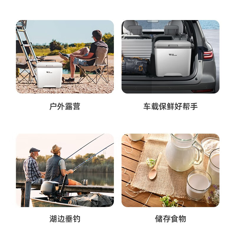 清系保温箱冷藏箱车载便携式商用户外冰桶摆摊冰块保冷食品保鲜箱 5L长效保冷（冰袋*5）