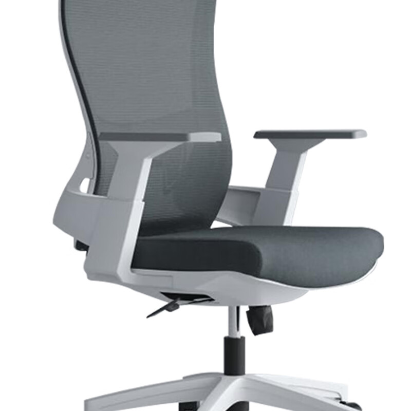 臻远ZY-6613办公椅转椅电脑椅职员椅会议椅子家用网面椅靠背椅 白胶