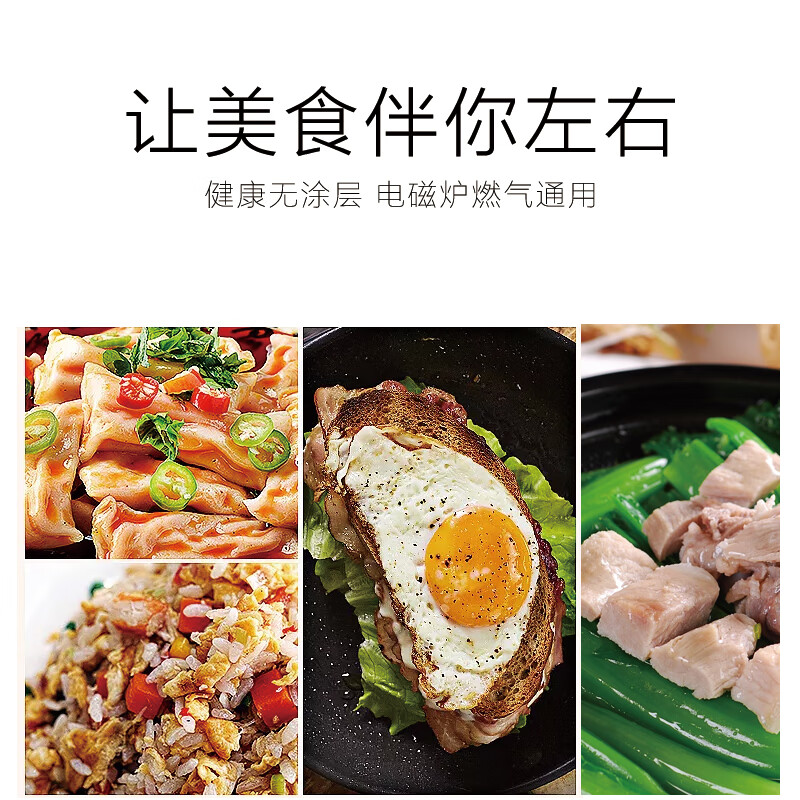 艾逸瑶选 露西娅精铁锅两件套CJ-21095