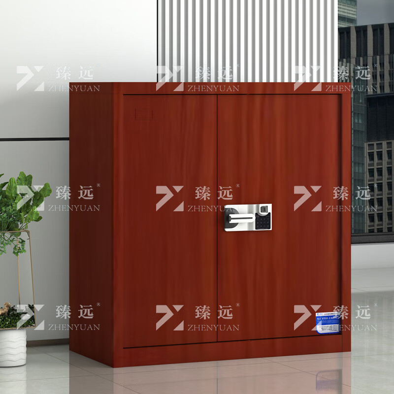臻远ZYJJ-80059 单节保密柜矮柜保险柜档案资料柜 单节智能指纹密码锁