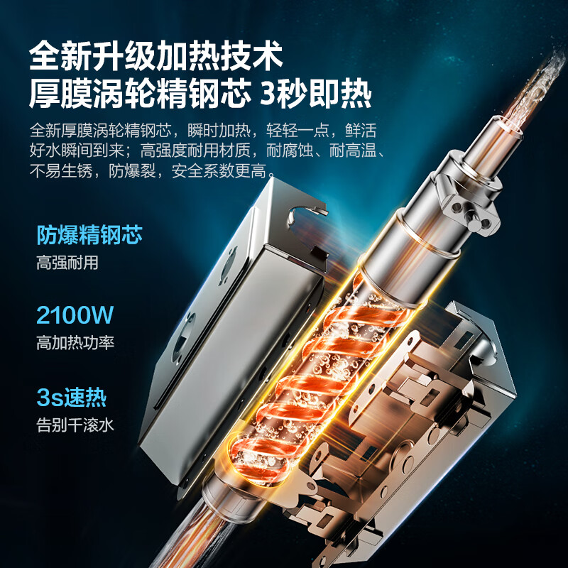 美的（Midea）直饮冷热净水器套装【白泽1200+管线机908D升级版】hidrink智能 家用壁挂式即热一体净饮机