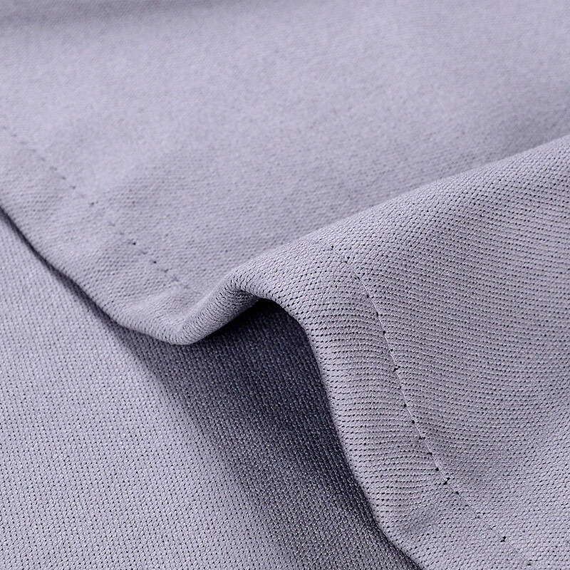 富安娜家纺窗帘 免打孔双开门升缩杆全遮光帘 简约纯色客厅卧室阳台窗帘布 180cm宽*200cm高 两片 格瑞灰