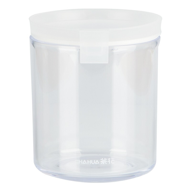 茶花密封罐塑料食品瓶子蜂蜜柠檬百香果瓶泡菜坛子带盖家用厨房储物罐 【1个装】950Ml