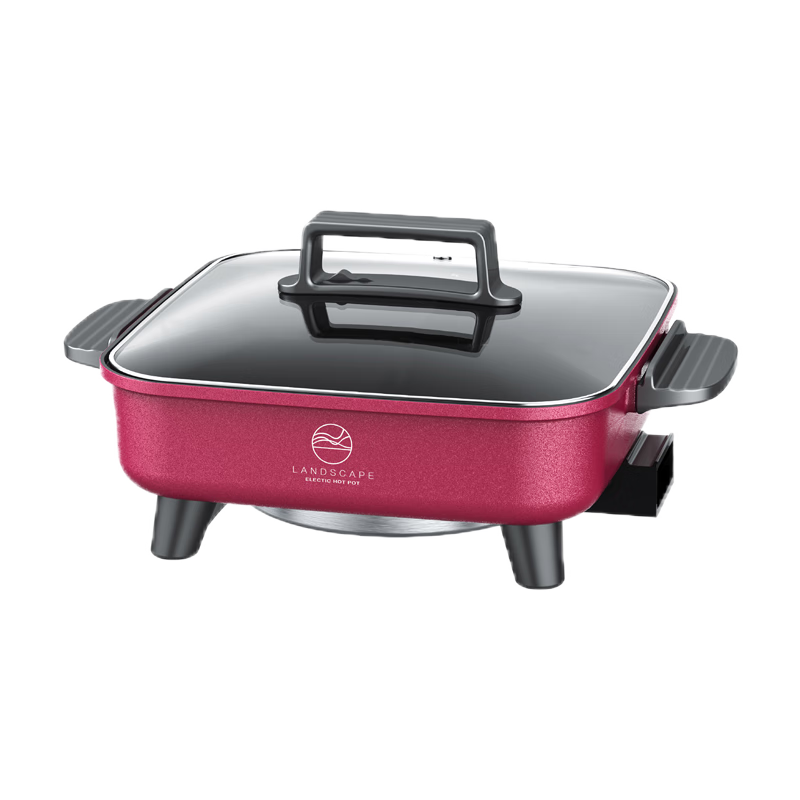 美的电火锅正品家用多功能6L大容量一体锅煎烤涮肉HGE303001