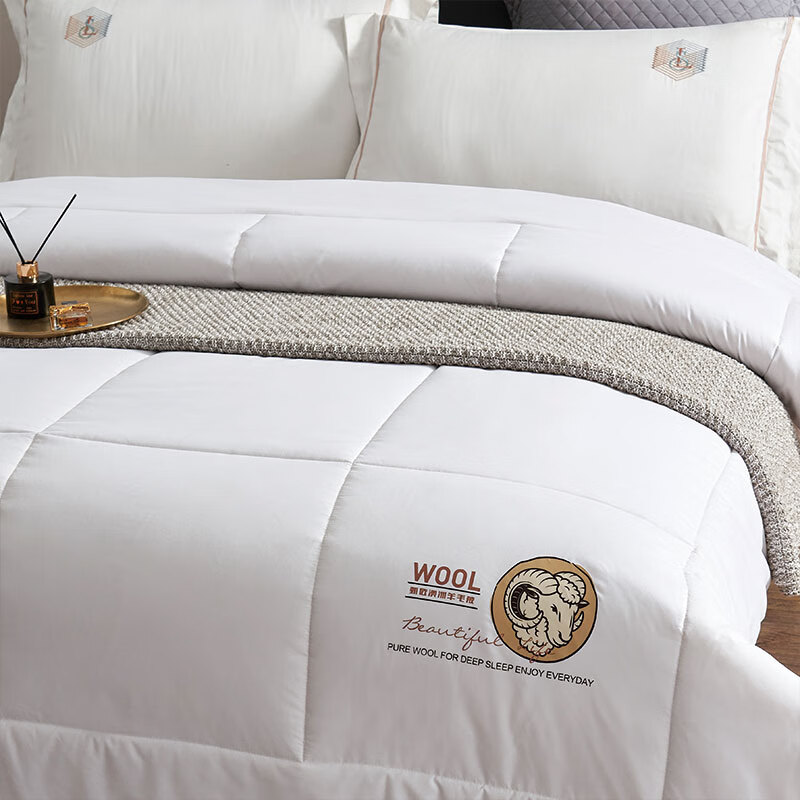 艾逸瑶选圣玛丽澳洲羊毛四季被JF-24130