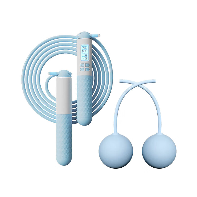 艾逸瑶选 逸动两用计数跳绳（105g负重球）HW-22012