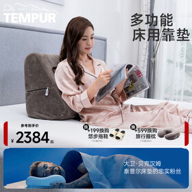 泰普尔（Tempur）tempur泰普尔丹麦原装进口记忆棉床头护椎靠垫大靠背垫靠垫护腰垫 床用靠垫