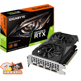 技嘉（GIGABYTE）【新款】RTX 3050 GAMING OC 魔鹰  电脑游戏显卡 1660 GAMING OC 6G升1660Ti