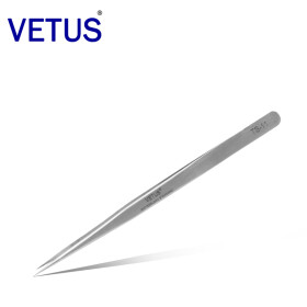 VETUS镊子 TS系列高精密耐酸碱镊子 维修不锈钢镊子 尖头夹持工具 燕窝挑毛镊子 TS-11