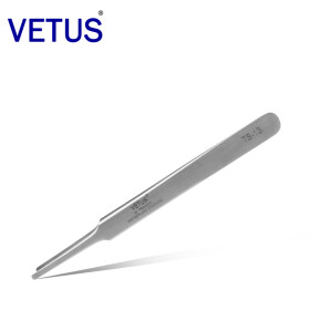 VETUS镊子 TS系列高精密耐酸碱镊子 维修不锈钢镊子 尖头夹持工具 燕窝挑毛镊子 TS-13