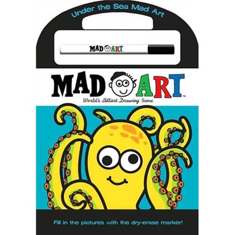 under the sea mad art [board book] 自营