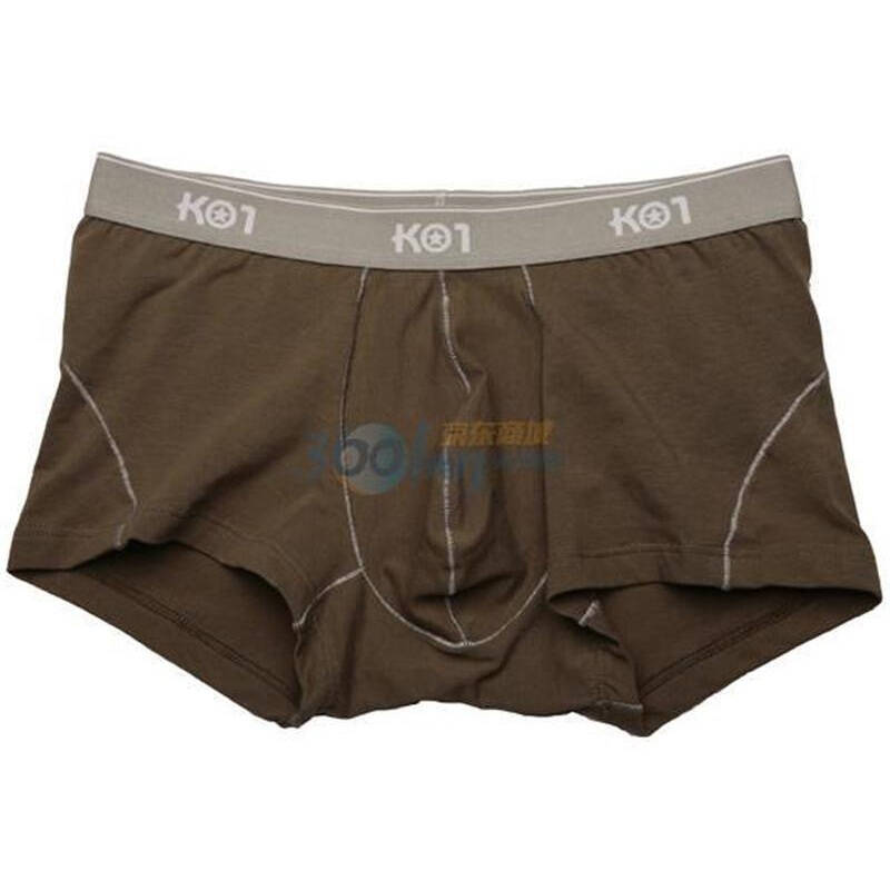 ko1男士明筋平角内裤2条装-橄榄绿2xl