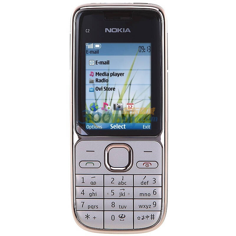 诺基亚(nokia)c2-01 3g手机(银色)wcdma/gsm 自营