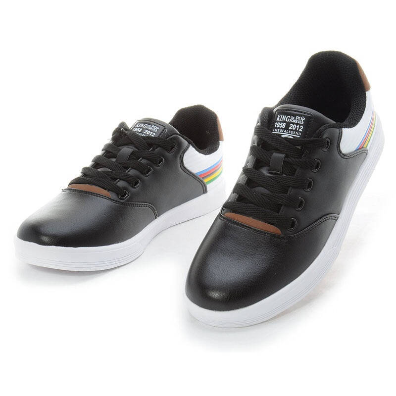 qixi七喜 男子休闲鞋 3077 黑/棕 41