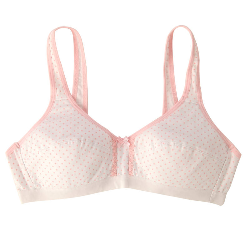 年终热卖 可娃衣纯棉发育背心式学生文胸 无钢圈全罩杯可爱少女内衣