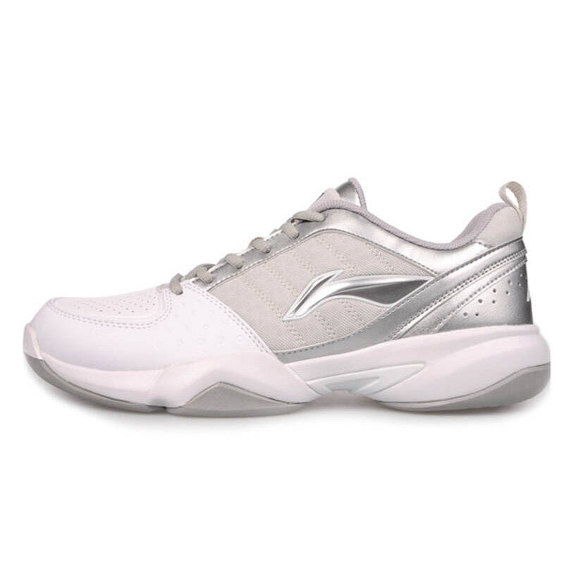 li-ning李宁 网球系列 男子运动休闲网球鞋 attg007-2-3 白色系 41.