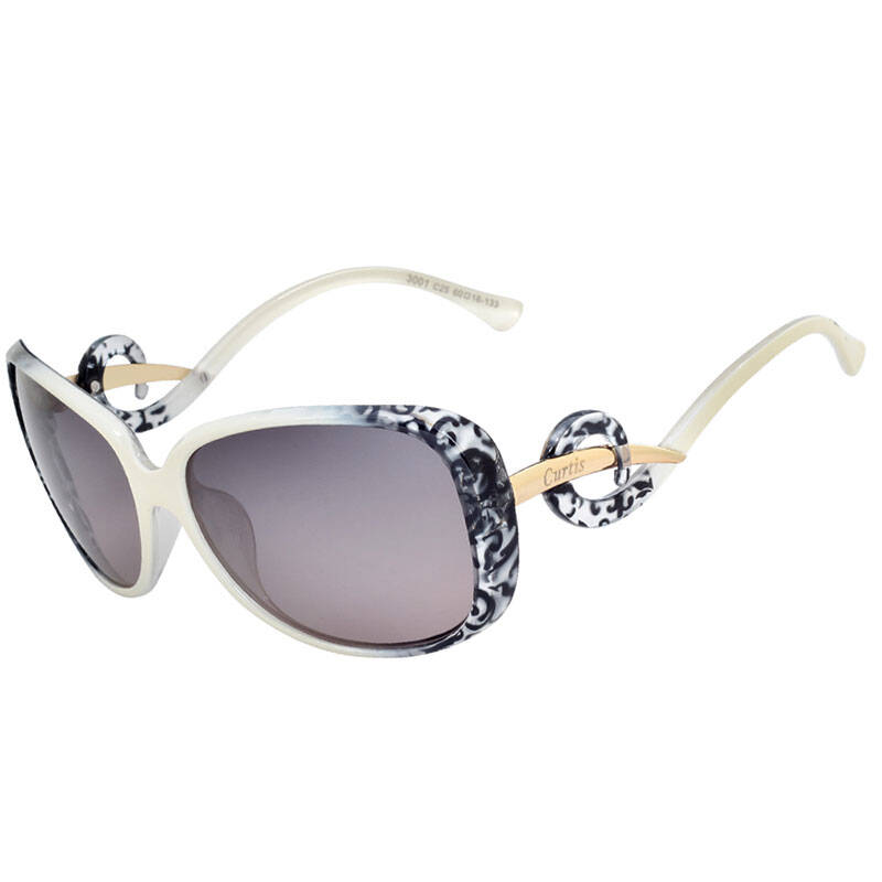 柯蒂斯(curtis)太阳镜女款大框偏光镜女款太阳镜专业驾驶墨镜3001 c25