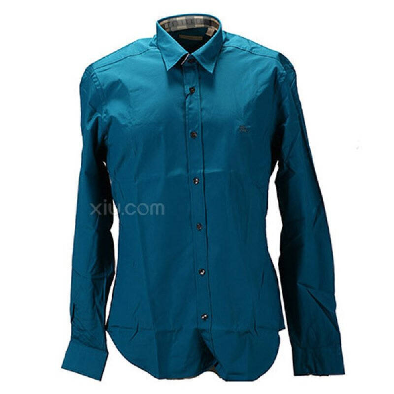 burberry 博柏利 男士长袖单排扣衬衫 3902235 44020 teal l