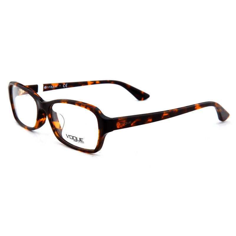 【官方授权】vogue 沃格 女士时尚眼镜框架 配近视眼镜 vo2880-d 玳瑁