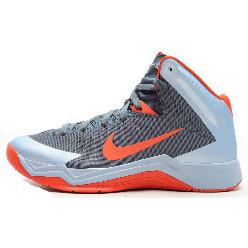 耐克nike zoom hyperquickness 2013新款篮球鞋 599519- 灰色 43