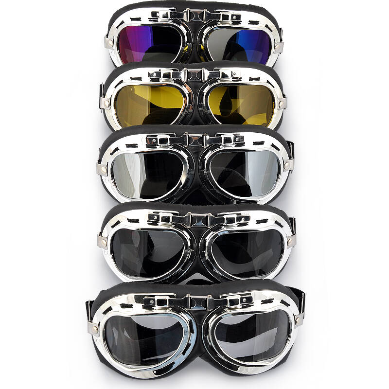 太子护目镜 防风眼镜 ibk哈雷头盔眼镜 哈雷眼镜镀银