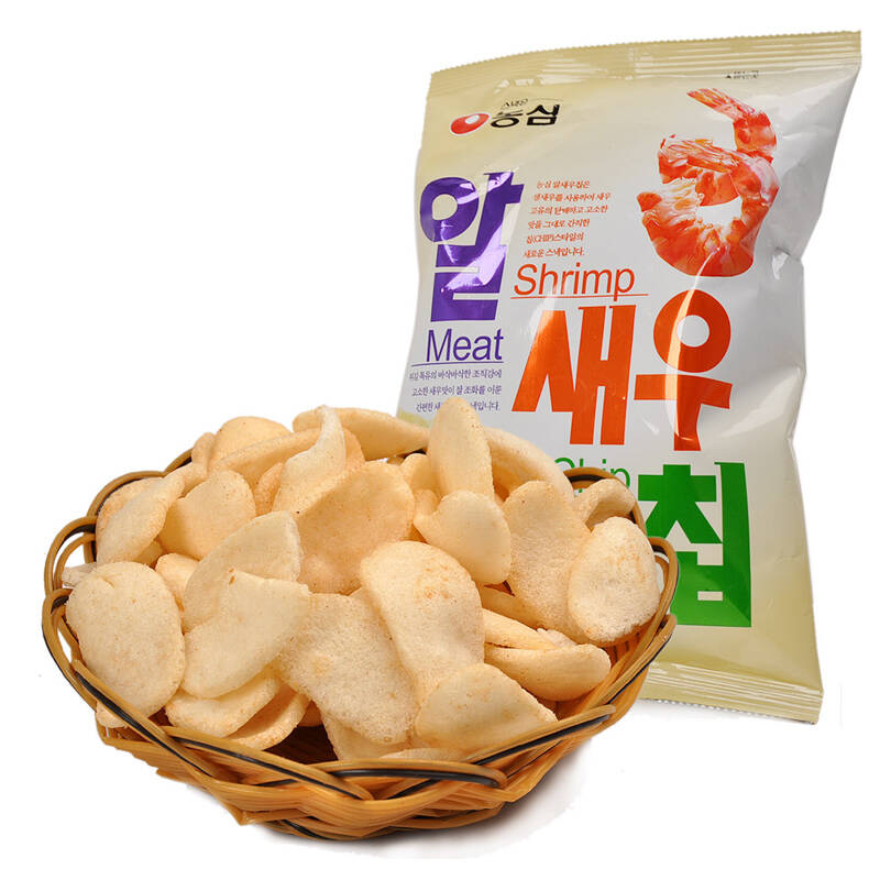 韩国进口 农心 鲜虾味膨化虾片虾条68g 进口零食 - 京东触屏版