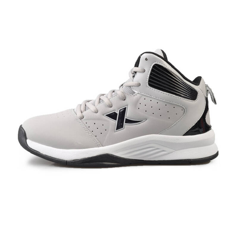 xtep/特步男鞋2013新款秋季男款运动篮球鞋987319120325 mf 灰黑 42