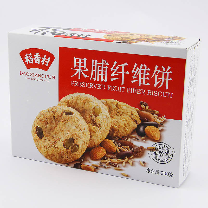 稻香村北京特产果脯纤维饼盒装200克