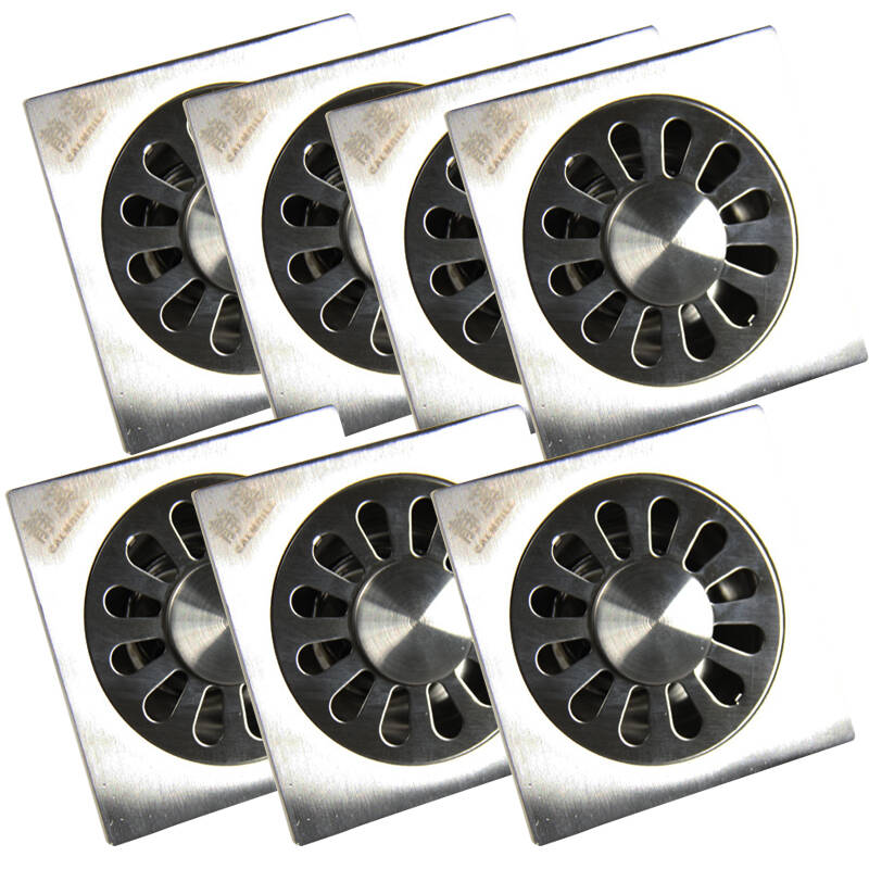 静溪calmrill 精品不锈钢地漏 多防地漏 重力机械封水 2mm厚度 jx-505