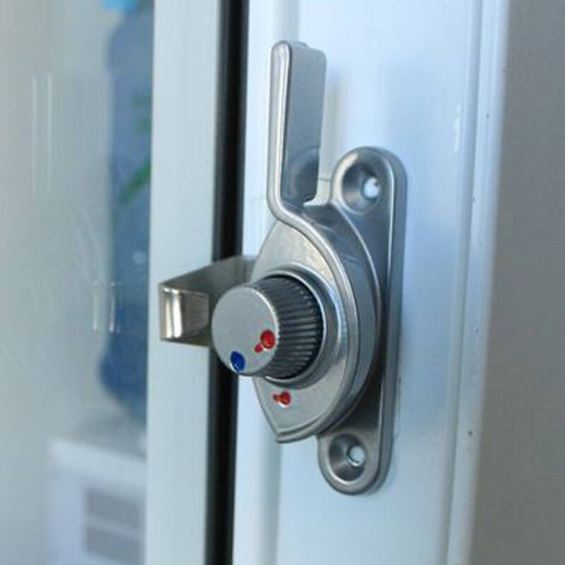 塑钢推拉门窗不锈钢红蓝点月牙锁窗锁移窗锁铝合金推拉窗户防盗锁安全