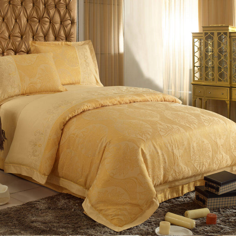 绅宝家纺 长绒棉四件套全棉床上用品皇室风范宫廷风1.5米双人 1.5米床