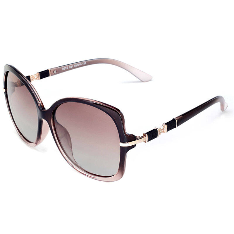 柯蒂斯(curtis)偏光太阳镜女款防晒大框修脸墨镜女士驾驶镜眼镜3012