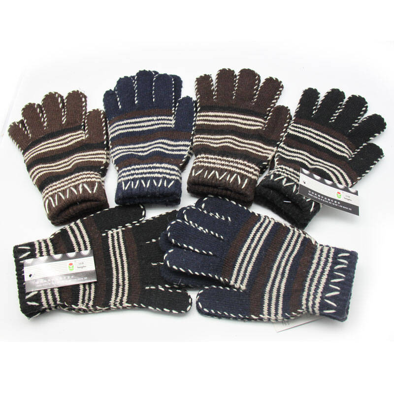 2013秋冬男女款红豆羊毛手套 锁边手套 均码