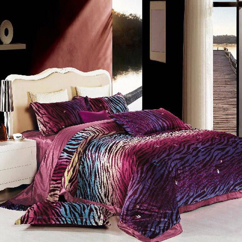 艾美家 冬季保暖四件套 床品四件套 法兰绒套件 天鹅绒床上用品套件