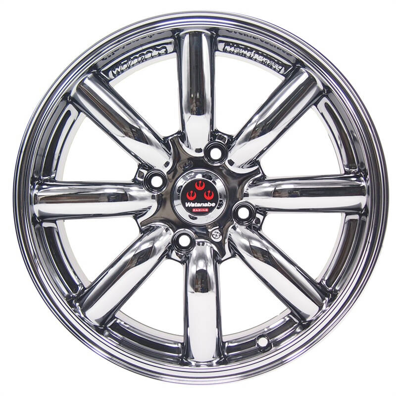 watanabe u203 专业改装汽车轮毂 钢圈 车轮铝合金 黑色真空镀 16寸*7