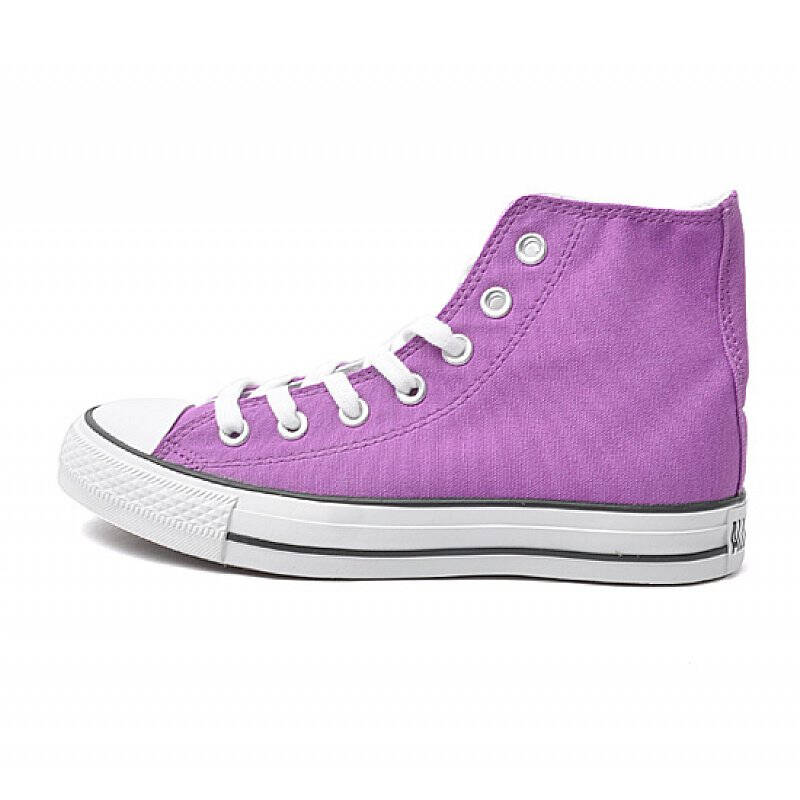 converse 中性 潮牌all star舒适轻便系带高帮帆布鞋 131479c 紫色