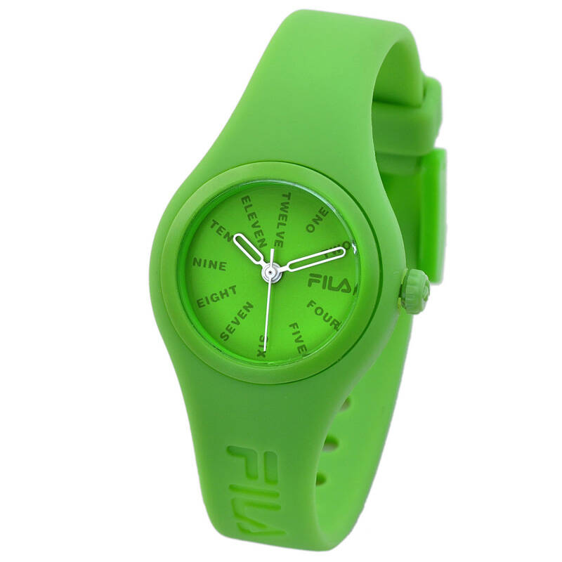 fila斐乐 时尚天真可爱儿童手表 缤纷艳丽小女孩卡通果冻表 儿童运动