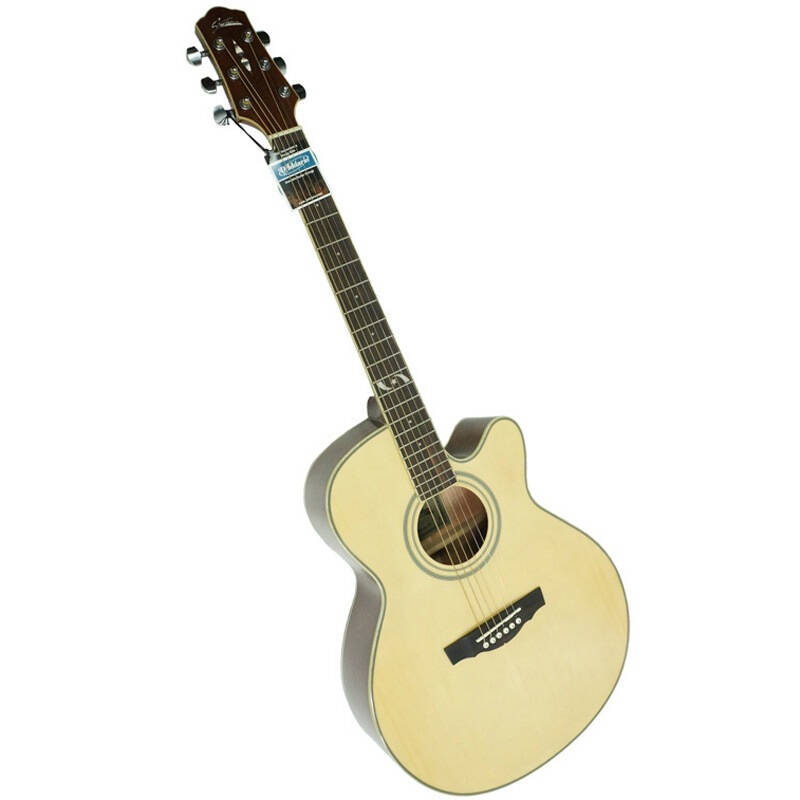 星臣starsun民谣吉他 f303c/na 40寸 缺角 原木色 自营