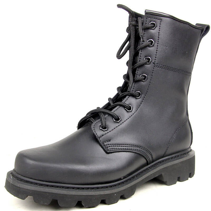 3514神行太保系带户外高帮特战防暴单皮靴 黑色 43