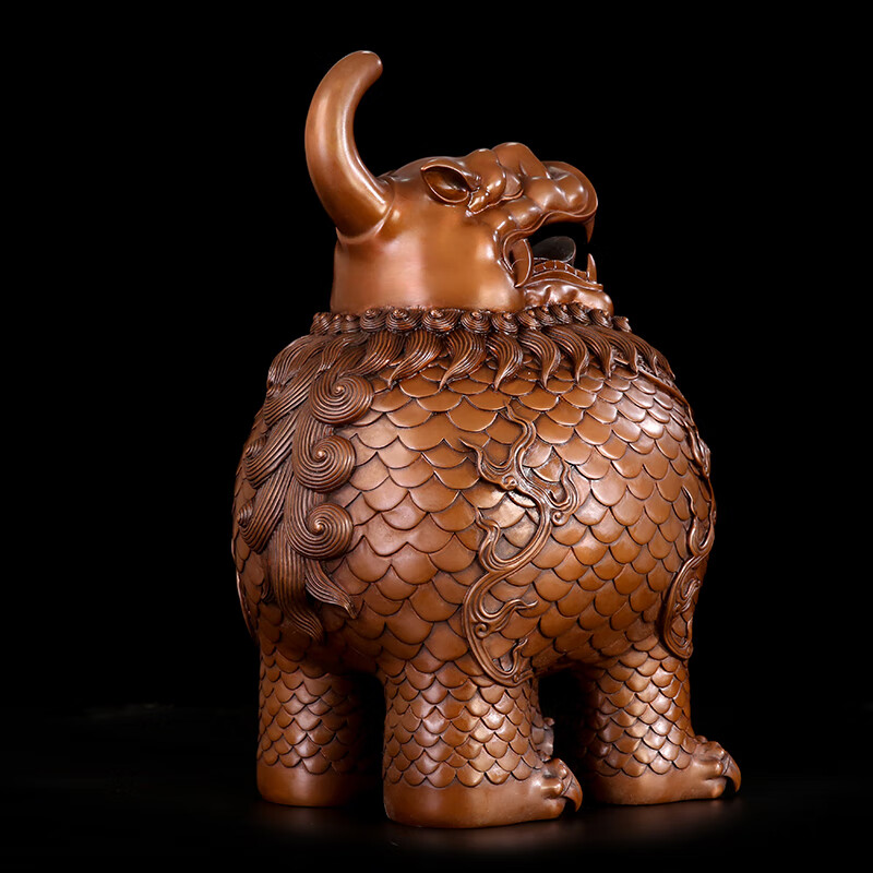 宝瑞福紫铜天禄貔貅貔貅摆件公司开业乔迁商务礼品瑞兽送客户朋友生日